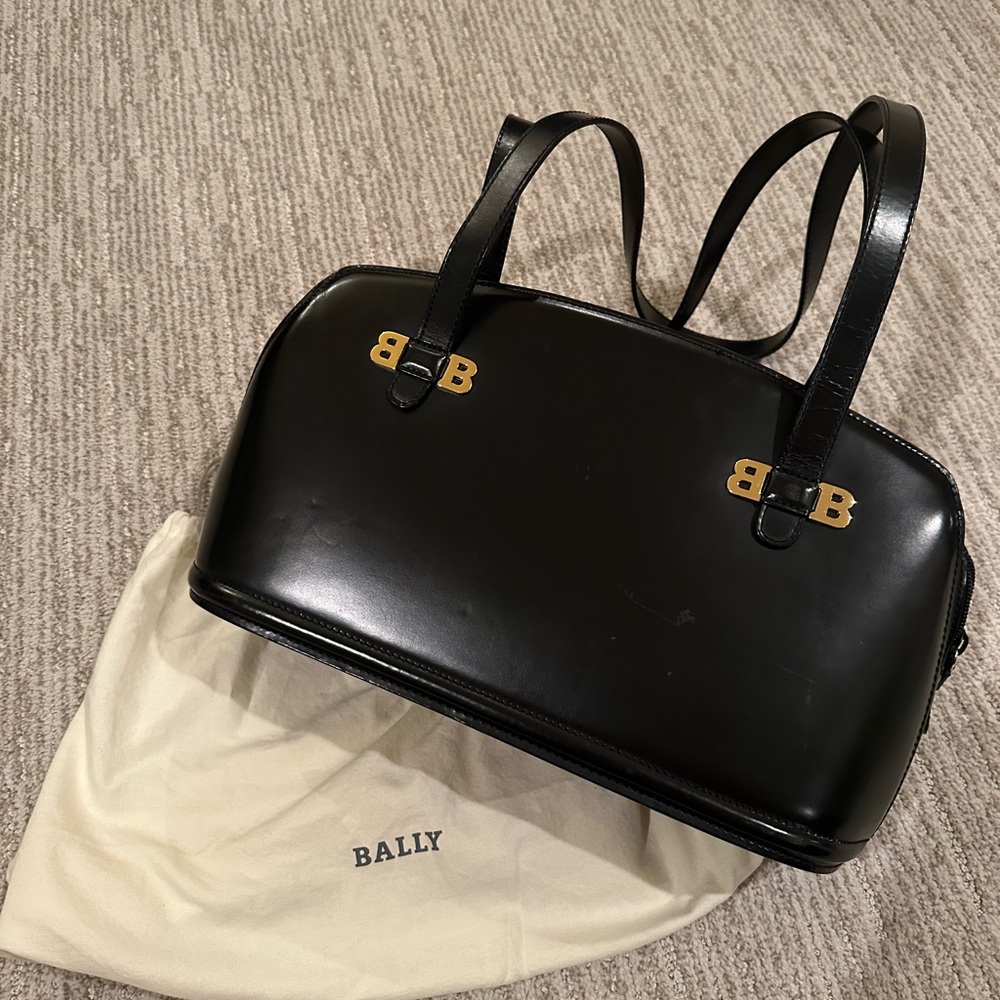 Black Bally Handbag
